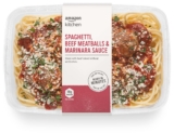 Amazon Kitchen, Spaghetti, Beef Meatballs & Marinara Sauce, Single Serve Meal, 14 oz