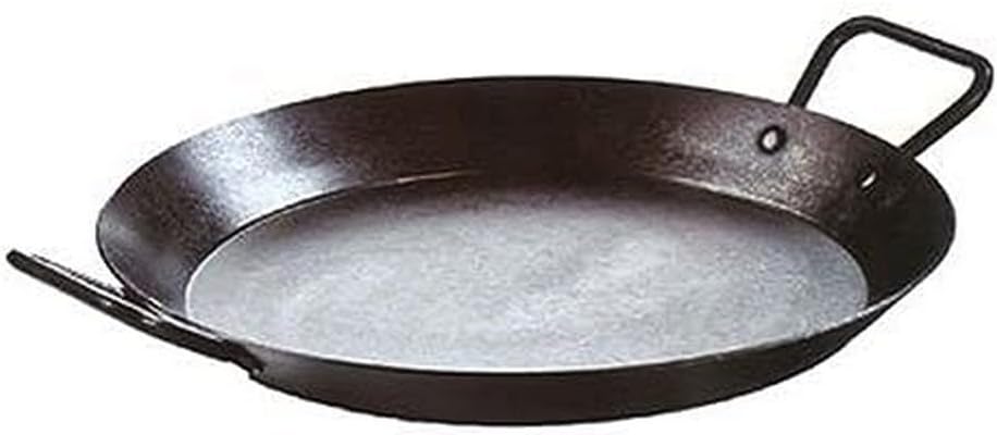 Lodge Pre-Seasoned Carbon Steel Skillet – Use in the Oven, on the Stove, on the Grill, or Over a Campfire – 15 Inch