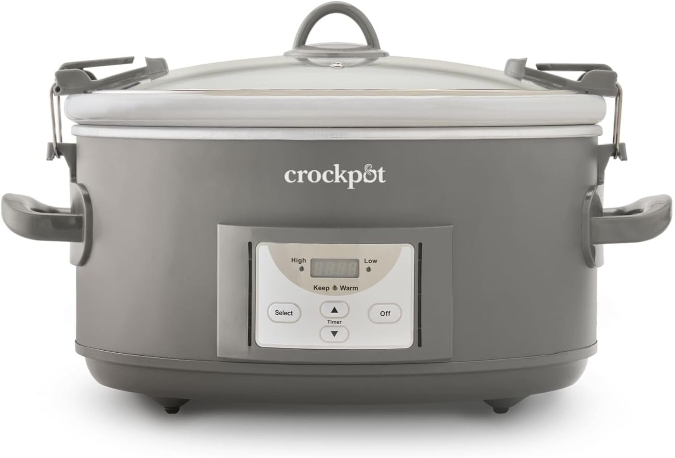 Crockpot® Programmable 7-Quart Cook and Carry Slow Cooker, Grey
