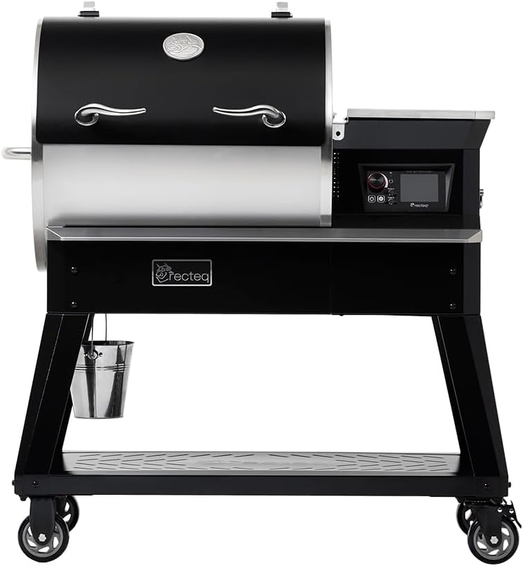recteq Patio Legend 600 Pellet Smoker Grill with WiFi & App Connectivity, Outdoor Smokers Grills, Wood Pellet Grill, Temp Range 180° to 700+°