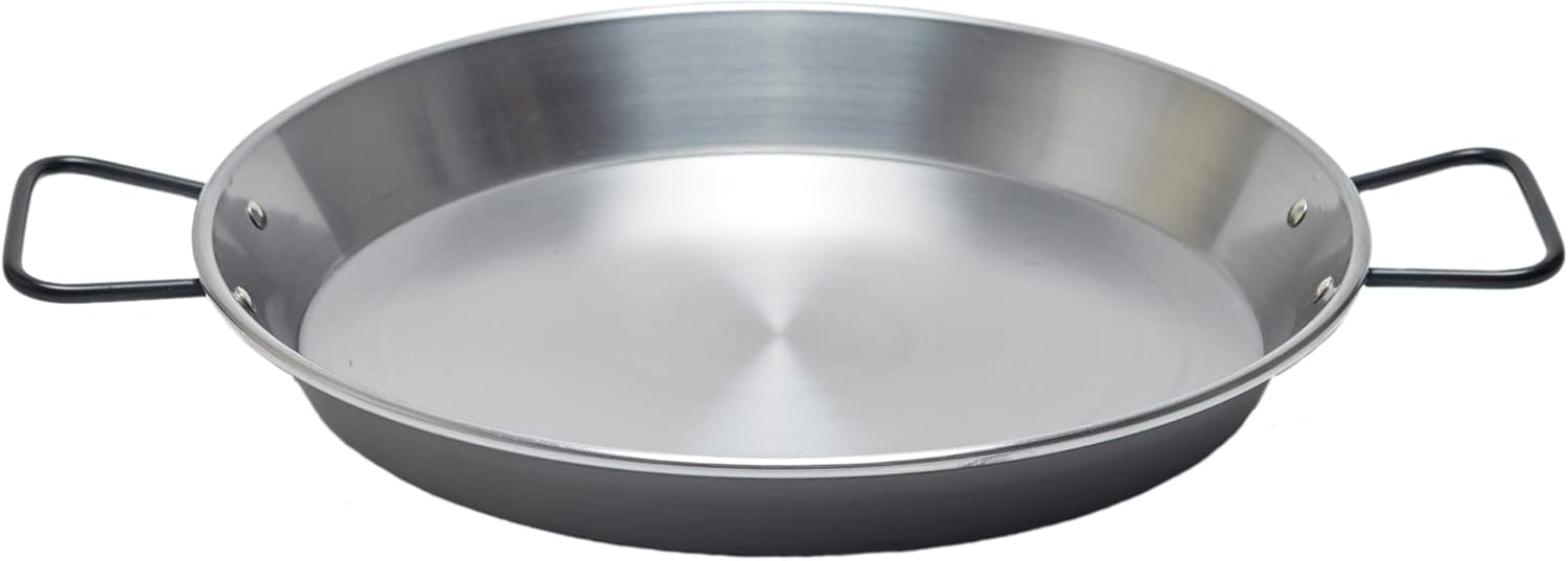 Garcima 13 1/2-inch Pata Negra Restaurant Grade Paella Pan, 34cm