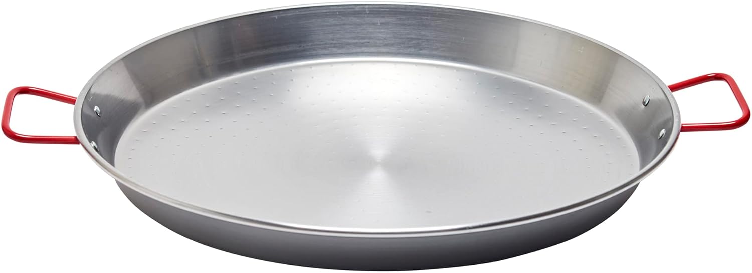 Garcima 18-inch Carbon Steel Paella Pan, 46cm