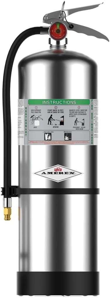 Amerex C262 Class K Fire Extinguisher for Kitchen Use