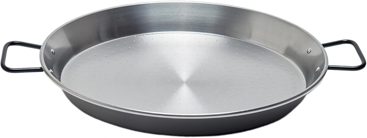 Garcima 20-Inch Pata Negra Restaurant Grade Paella Pan, 50cm