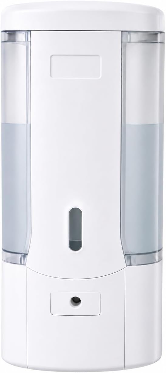 Wall Mounted Automatic Soap Dispenser, Large Capacity, Leakproof, with Visible Window, for Kitchen, Bathroom and Office