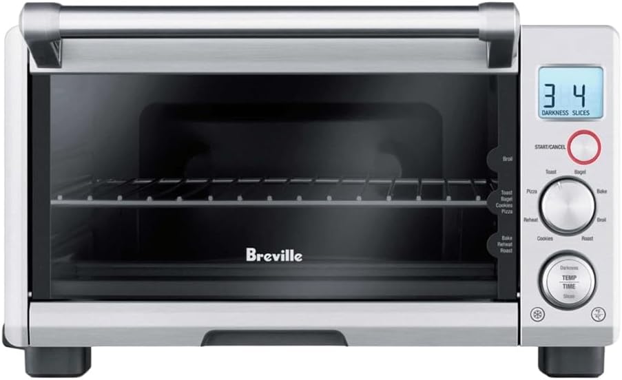 Breville BOV650XL Compact Smart Oven and Countertop Toaster, Small, Brushed Stainless Steel