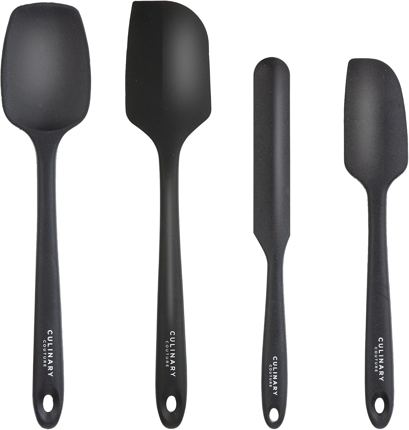 4-Piece Silicone Baking Spatula Set – Rubber Spatulas Silicone Heat Resistant, BPA-Free – Spatula Set for Nonstick Cookware – Baking Essentials