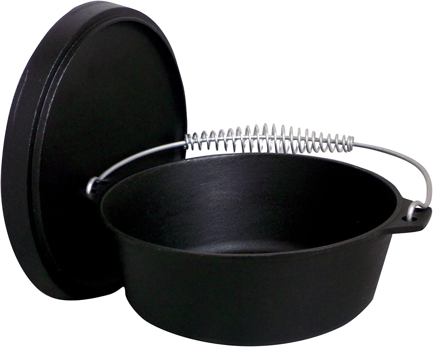 King Kooker 16 Qt. Seasoned Cast Iron Dutch Oven with Cast Iron Lid, Black (CI16SA)