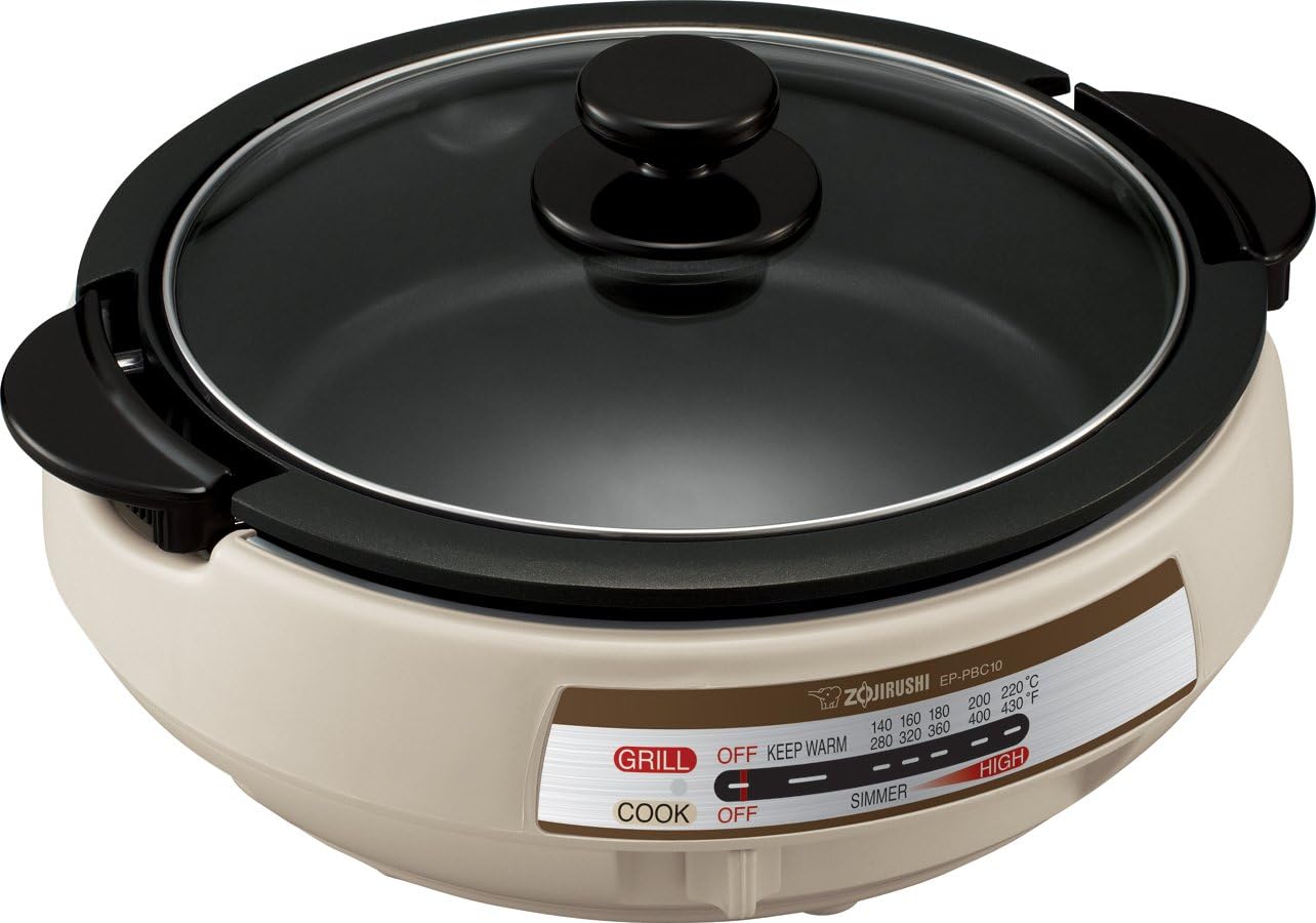 Zojirushi EP-PBC10 Gourmet d’Expert Electric Skillet, EP-PBC10HC