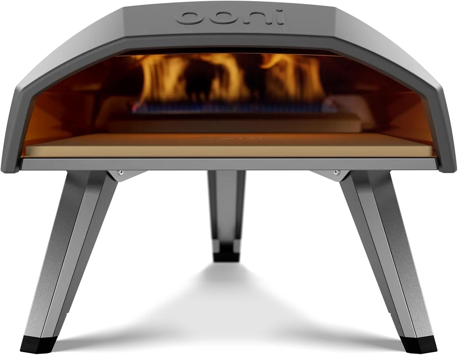 Ooni Koda 12 Gas Pizza Oven – 12″ Propane Powered Outdoor Oven with 28 mBar Regulator and Gas Hose, Gas powered Portable Pizza Oven – Foundry Black
