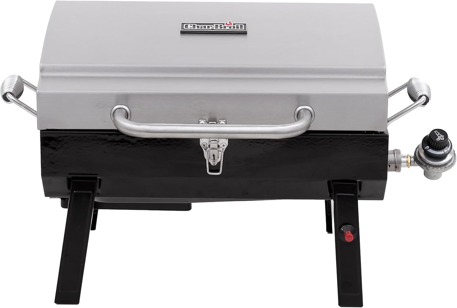Charbroil 1-Burner Portable Gas Grill, Stainless Steel – 465640214