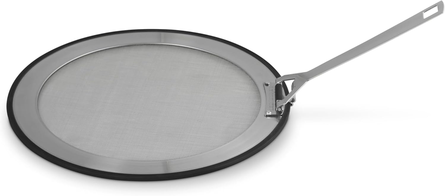 Le Creuset Stainless Steel Splatter Guard, 12.25″