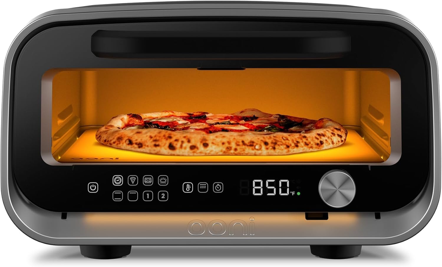 Ooni Volt 2 Electric Indoor Pizza Oven – Versatile Countertop Electric Toaster Oven, Cook 12 Inch Pizzas and More – Charcoal Grey
