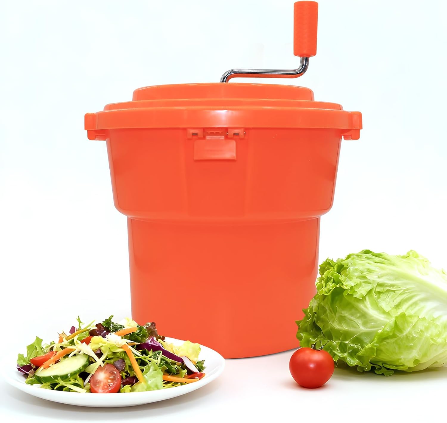 Hakka Restaurant Salad Spinner, 5 Gal/20 Qt Commercial Salad Spinner Large & Lettuce Dryer for Vegetable Friuts