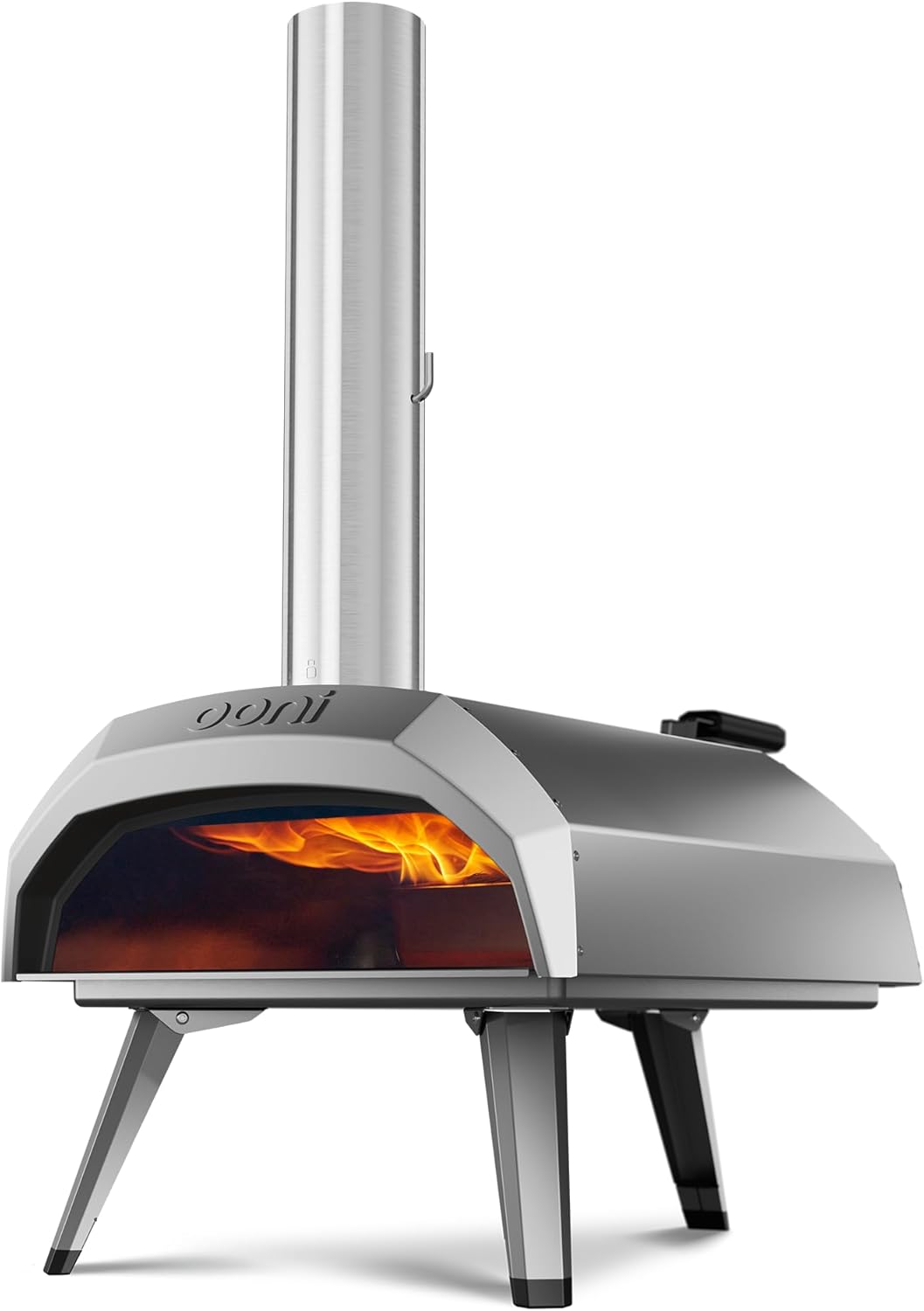 Ooni Karu 12 Multi-fuel Outdoor Portable Pizza Oven – Reaches 950°F and Cooks 12 Inch Pizzas in 60 Seconds. Versatile Wood or Propane Gas Fired Grill with Pizza Stone