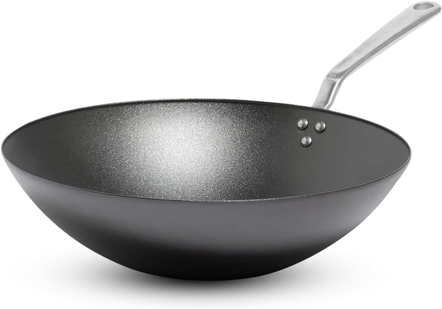 Made In Cookware – 13″ Seasoned Carbon Steel Wok – Professional Cookware – Crafted in Sweden – Induction Compatible