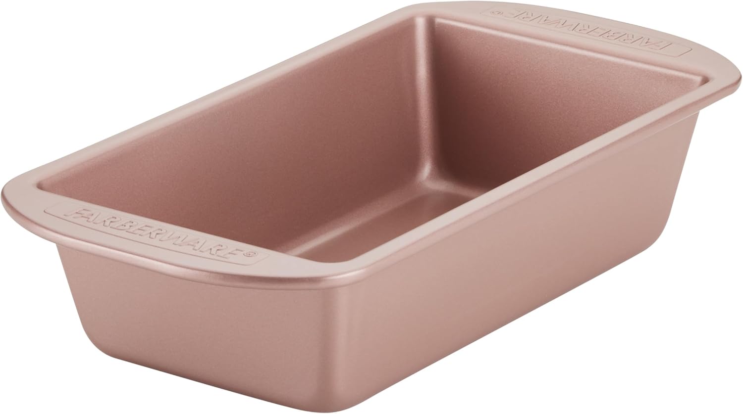 Farberware Nonstick Bakeware Meatloaf/Nonstick Baking Loaf Pan – 9 Inch x 5 Inch, Rose Gold