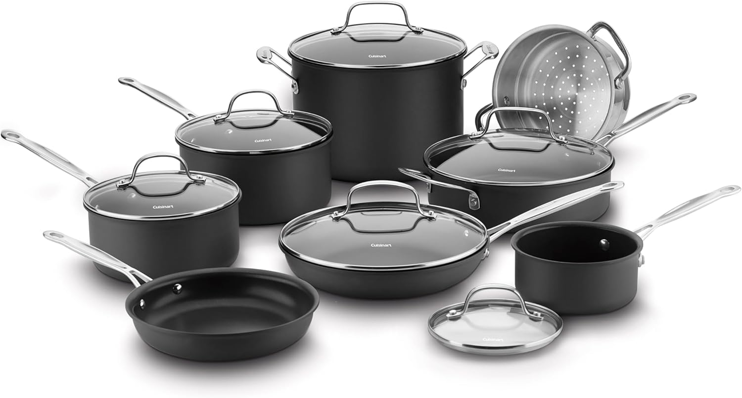 Cuisinart Chef’s Classic™ Nonstick Hard Anodized 14 Piece Set, 66C-14