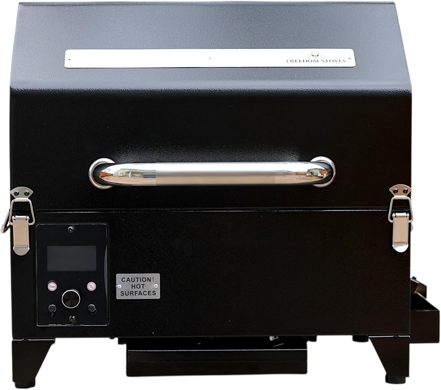 Portable Electric Smoker Grill by Freedom Stoves – 12V/120V Pellet BBQ for Camping, Tailgating & Backyard | Digital Control, Dual Probes, 8.5LB Hopper