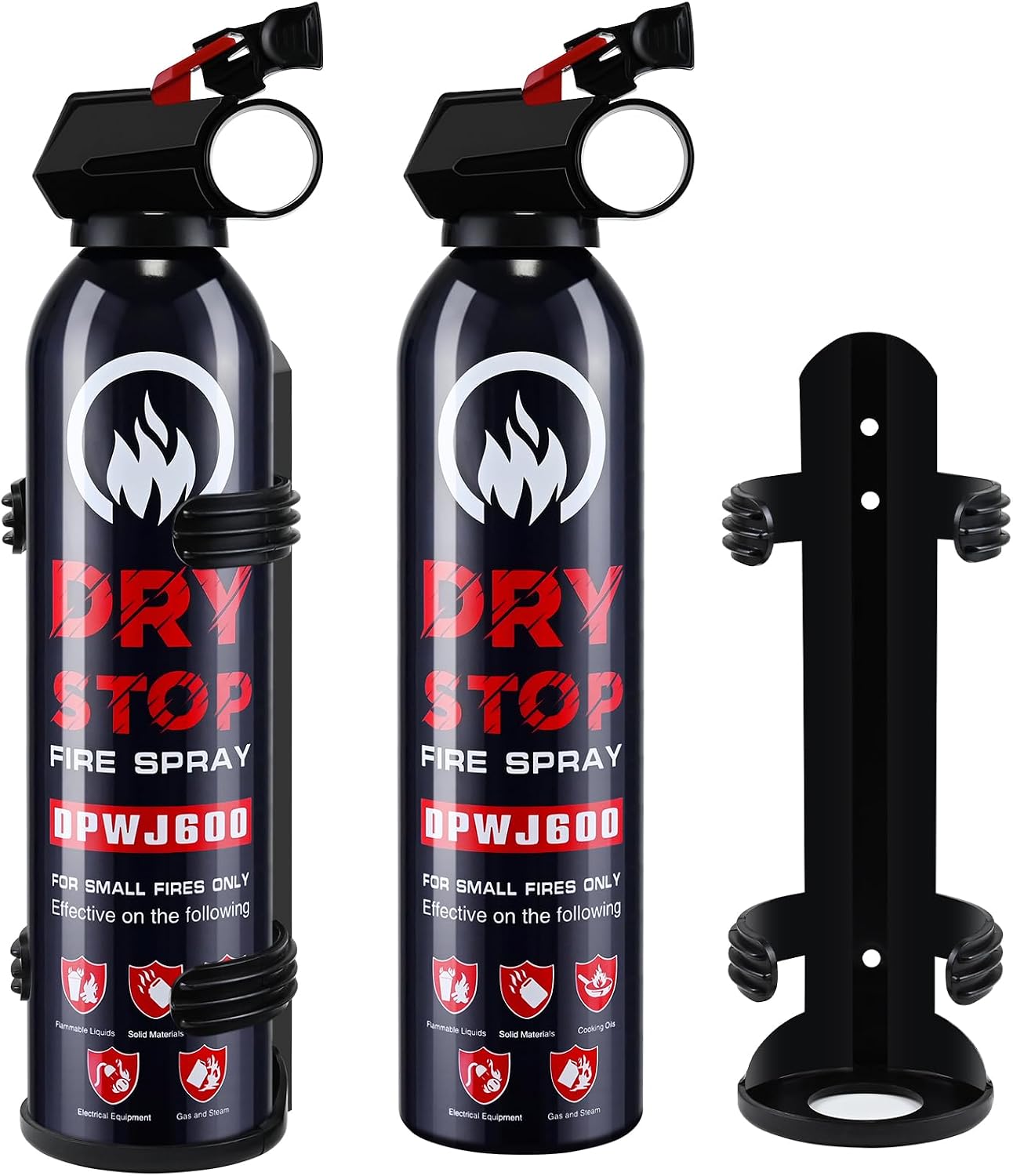 ABC Fire Extinguisher for Home & Vehicle – 2Pack Dry Stop Fire Spray for Kitchen, Auto Fire Extinguisher for Truck Vehicle,1.32LB Dry Chemical Powder for Car, Boat, Marine Easy to Use (2 Blue)