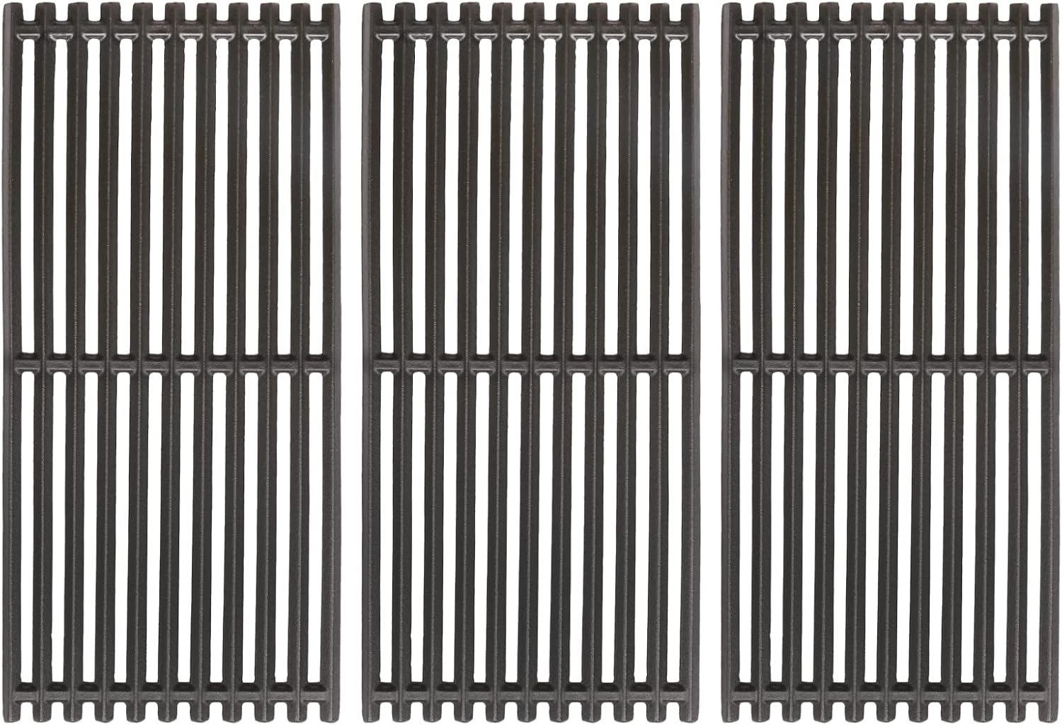 17″ Cast Iron Grill Grates for Charbroil Commercial Infrared 463355220 463242516 463242515 466242615 463243016 463346017 466242616 463364824 3-Burner Parts for Charbroil Grill Grates G466-0025-W1A