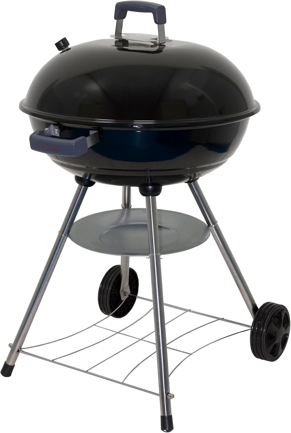 Megamaster 22″ Heavy Duty Charcoal Barbecue Grill with Adjustable Air Vent, 354 SQ. In Cooking Area, Storage Rack, 2 Wheeled Portable Grill for Camping, Outdoor Cooking, and More – 810-23002