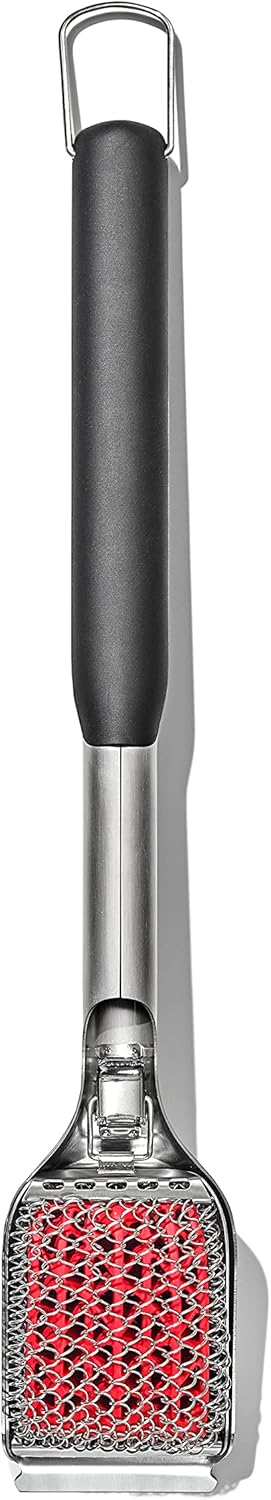 OXO Outdoor Coiled Grill Brush with Replaceable Head