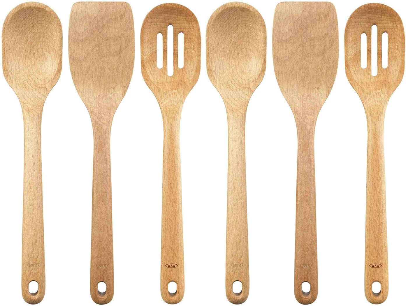 OXO Good Grips 6-Piece Wooden Cooking Utensil Set