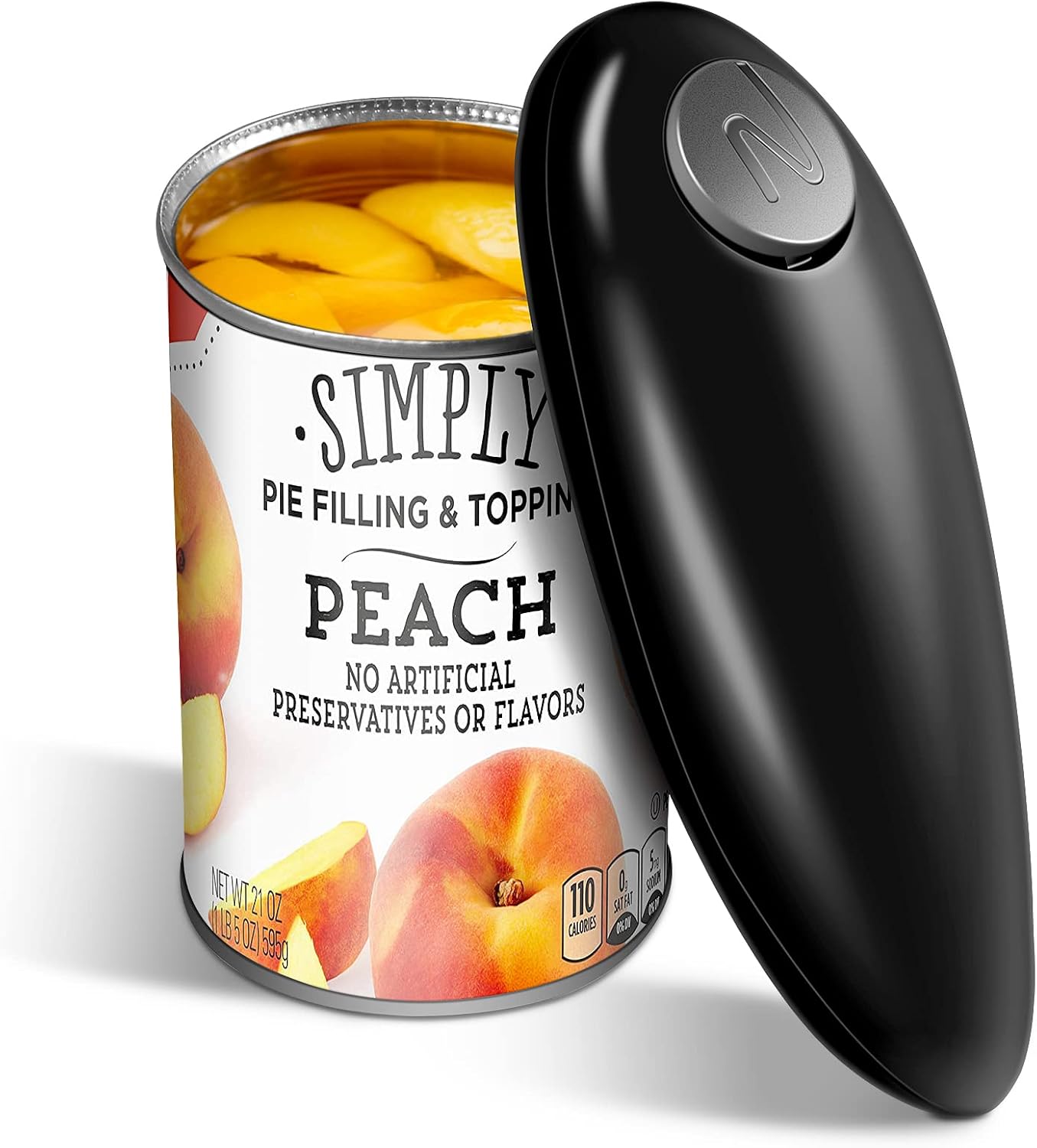 Electric Can Opener Fits Almost Size Can With Smooth Edge