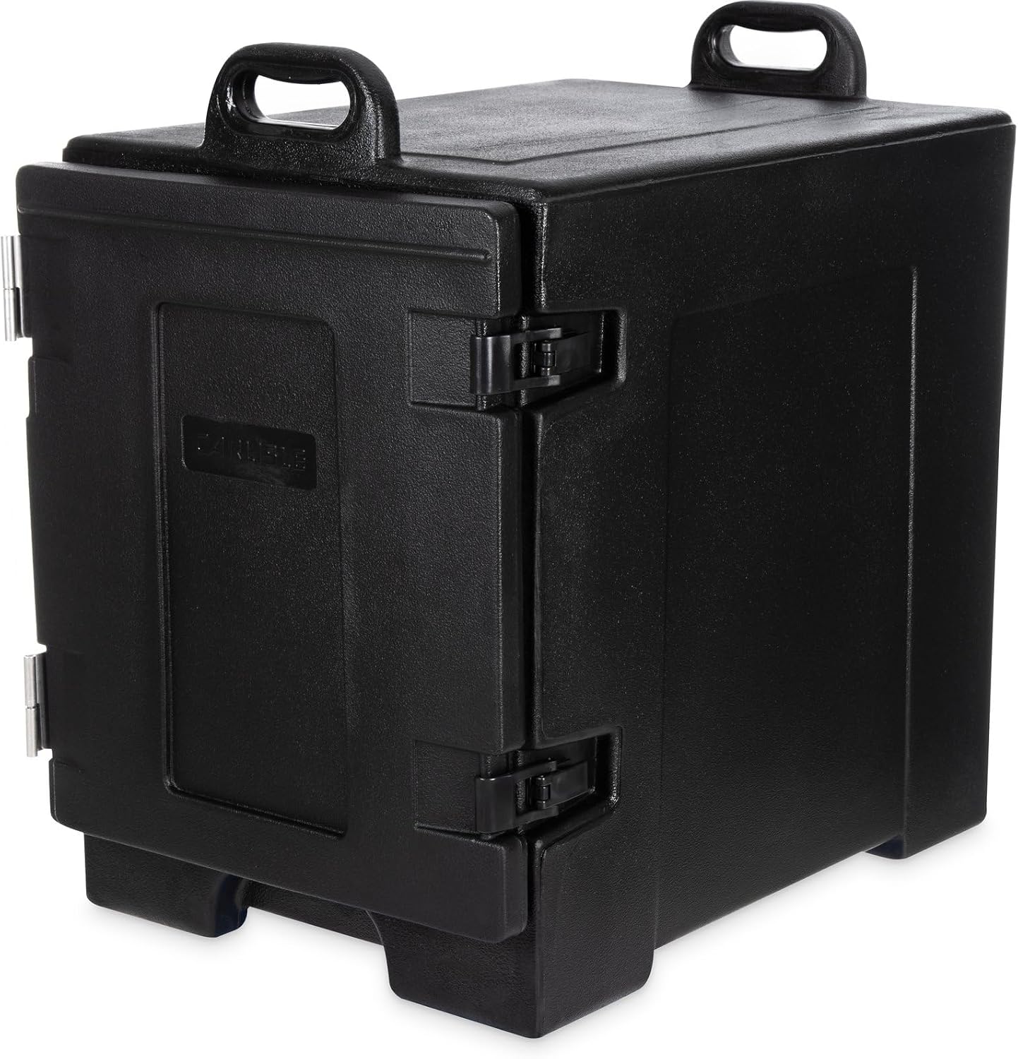 Carlisle FoodService Products Cateraide Front Loading Insulated Food Pan Carrier, for Storage and Transport of Food, 5 Pan Capacity, 25.25″ x 24.25″ x 17″, 1 Count, Black