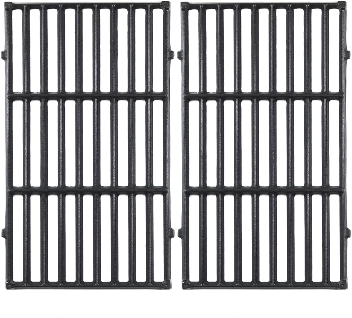 7637 Grill Grates for Weber Spirit E210,17.5 Inch Grill Parts for Weber Spirit E210 , E220 ,S210 ,S220 ,S215 with Front Control,Cast Iron Replacement Parts for Weber Spirit 200 & GS4 Spirit II E210
