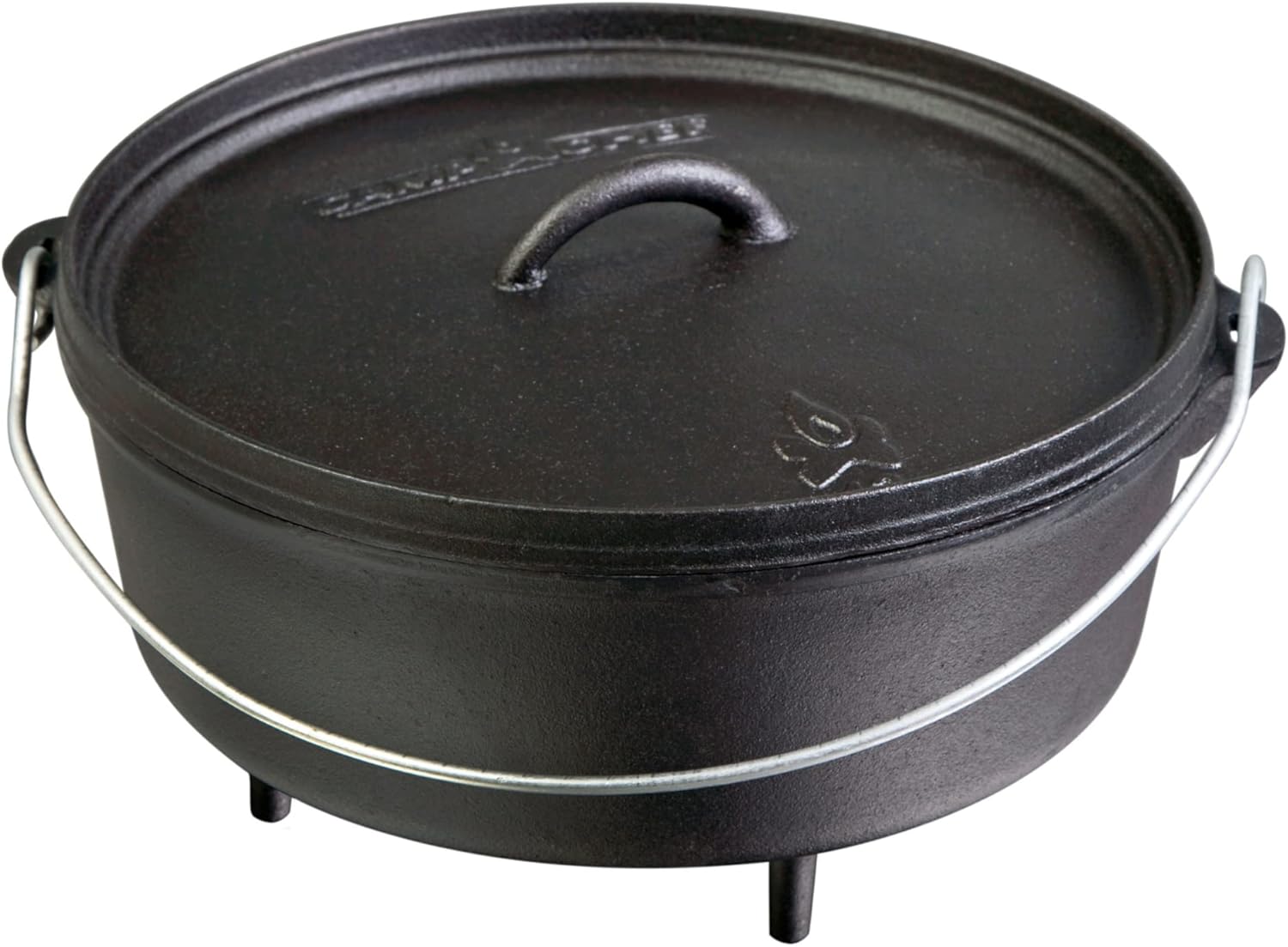 Camp Chef SDO10 10″ Cast Iron Dutch Oven with Lid, Pre-Seasoned