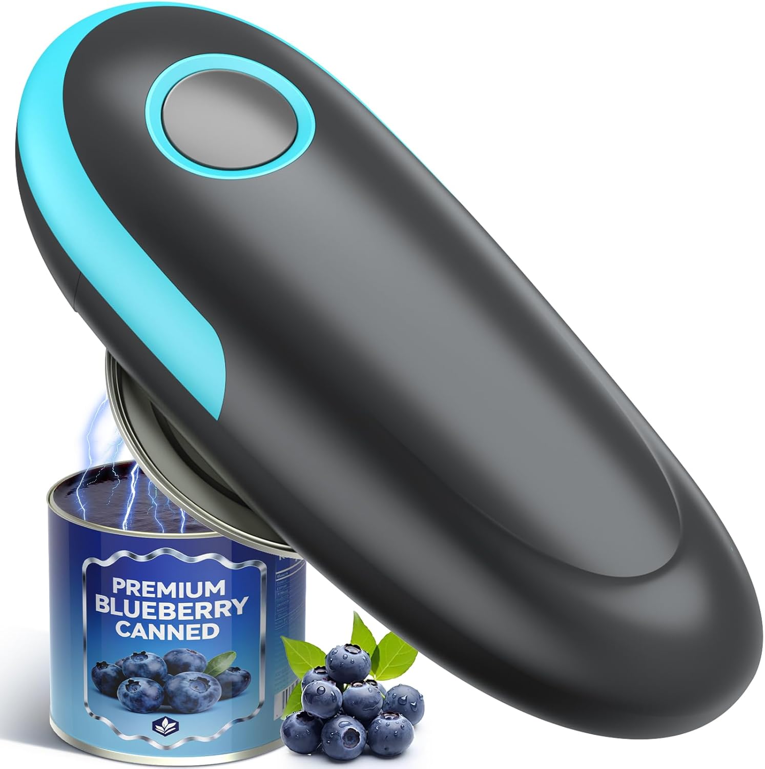 Electric Can Opener, One Touch Hands Free Automatic Can Opener for Weak Hands & Seniors with Arthritis, Food Safe and Smooth Edge Battery Operated Can Openers for Kitchen Fits All Cans Kitchen Gadget