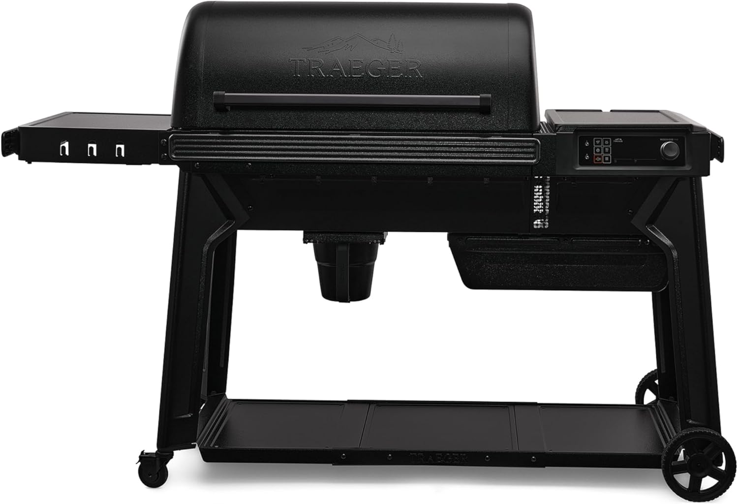 Traeger Grills Woodridge Pro Electric Wood Pellet Grill and Smoker, 970 Sq. In., Outdoor Pellet Smoker Grill with Digital Sensor and Side Shelf, Wi-FIRE Technology, Super Smoke Mode, Black, TFB97JLH