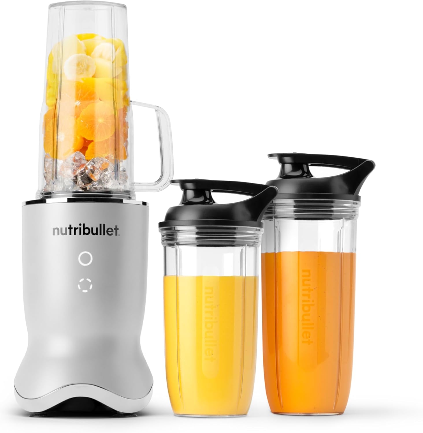 nutribullet® Ultra Personal Blender, 1200W, for Smoothies Shakes & Protein – Quietest Single-Serve Blender with Titanium Coated Blades, 3 BPA-Free Cups (32oz + 24oz), To-Go Lids, Dishwasher Safe