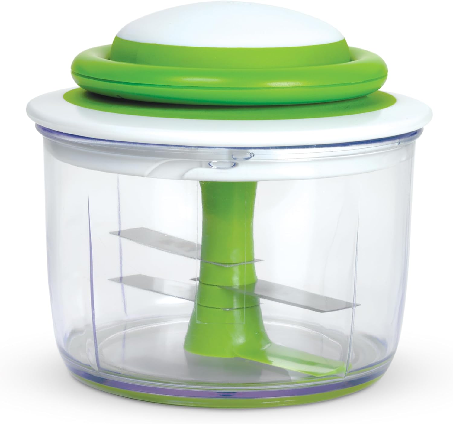 Chef’n VeggiChop Hand-Powered Food Chopper (Arugula), 5.5″ x 5.5″ x 5″