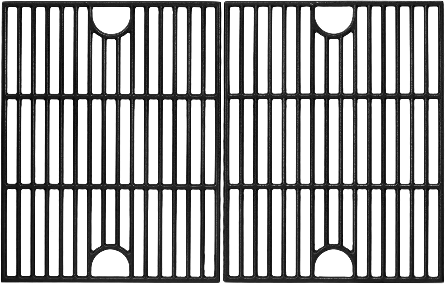 13 x 17 Cast Iron Cooking Grate for Nexgrill 4 Burner 720-0830H 720-0783E Expert 720-0789H 720-0789C, 5 Burner 720-0888N 720-0888S, 17 Inch Grids Replacement for Kenmore 41516106210 Uniflame GBC981