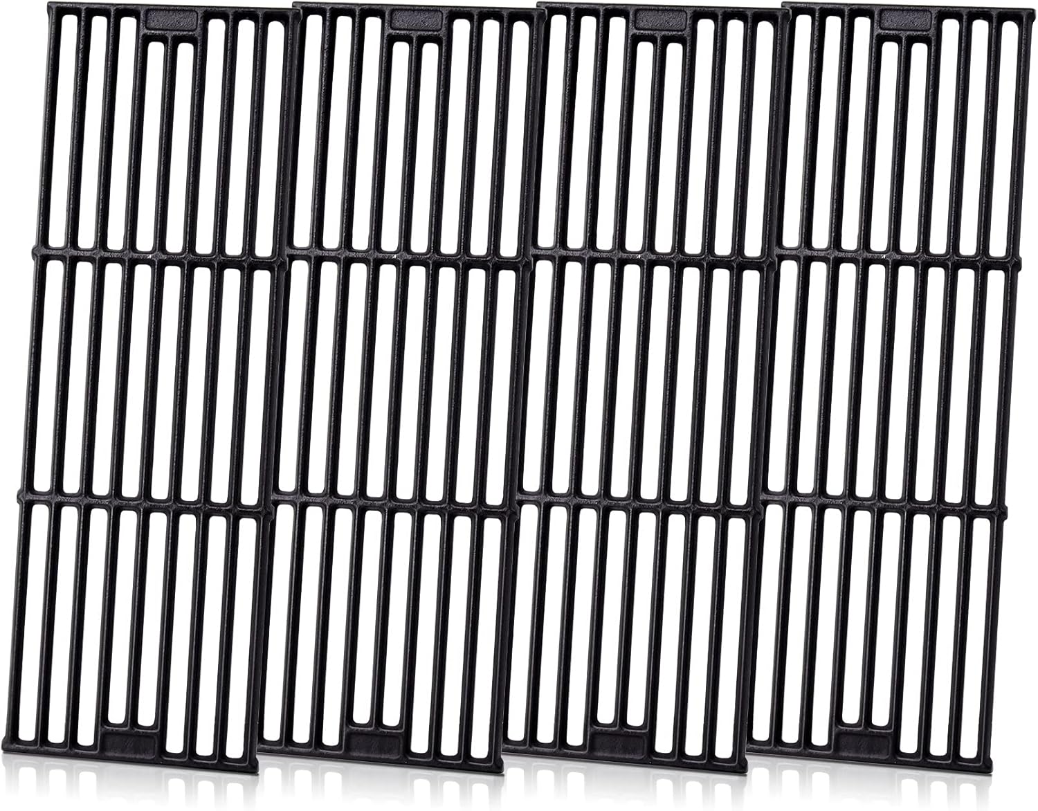 Grill Grates for Char Griller 5050, 5650, 2121, 3001, 5072, 2123, 2828, 3072, 3030, 3008, 4000, King Griller 3008, 5252, 19 3/4 Inch Cast Iron Cooking Grate for Char-griller Replacement Parts.