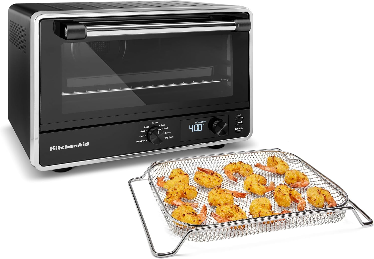 KitchenAid Digital Air Fry Countertop Oven, KCO124BM, Black Matte