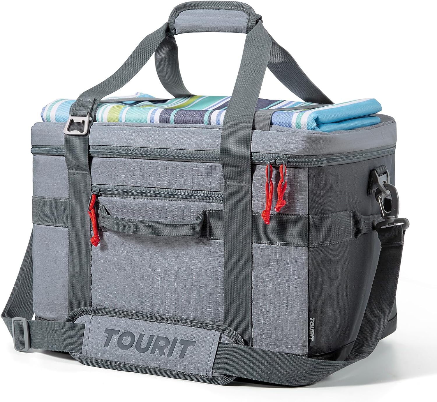 TOURIT Soft Sided Cooler Bag Insulated 30/48/60 Cans, Large Collapsible & Leakproof Ice Chest for Picnic, Beach, Camping, Travel, Sports Fan Coolers