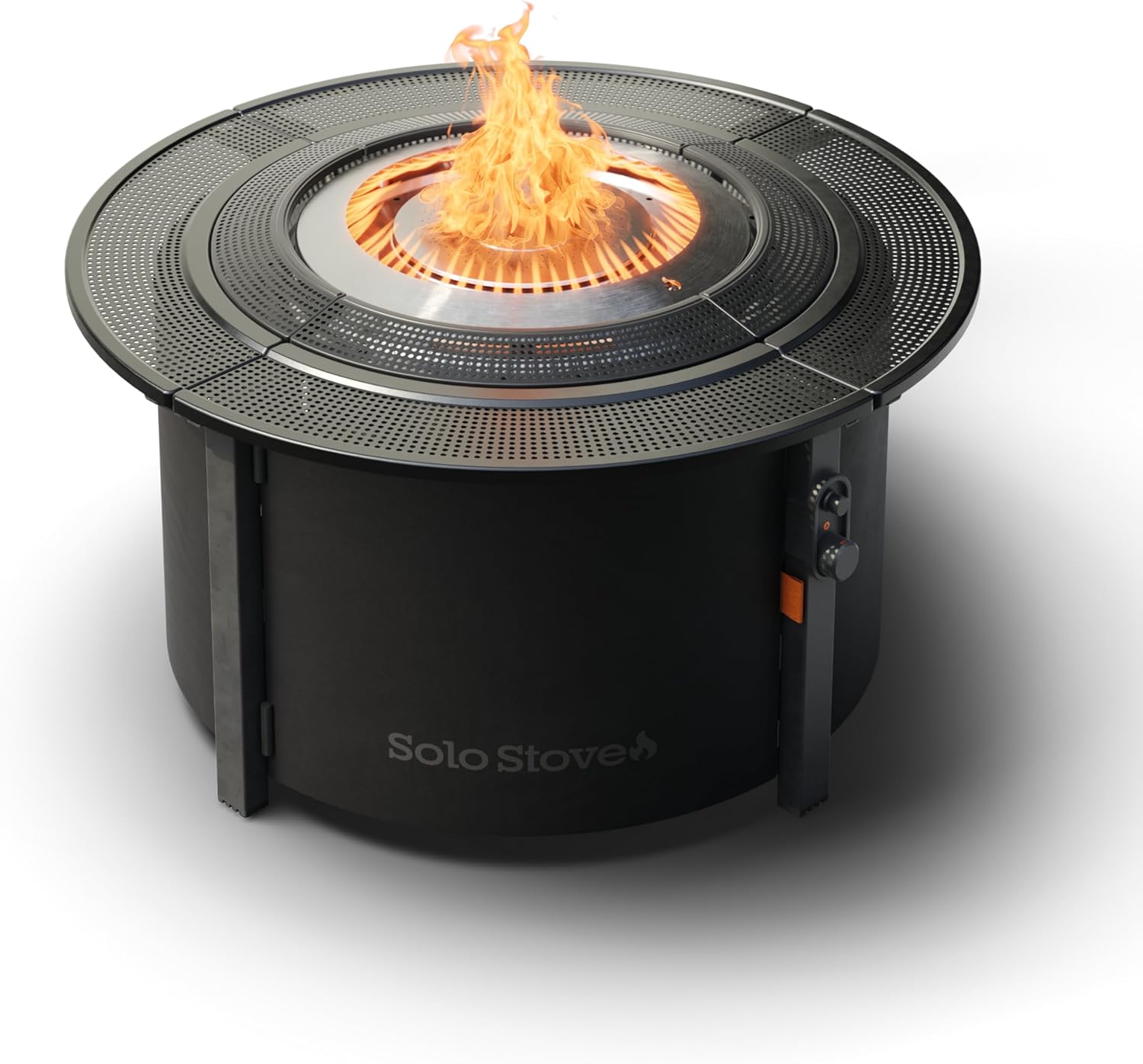 Solo Stove Infinity Flame Propane Fire Pit | Outdoor Gas Fire Pit Table, Smokeless Signature Flame Design, Durable Stainless Steel | 42” Diameter x 20” H – Tank Not Included, Seats 5 to 8