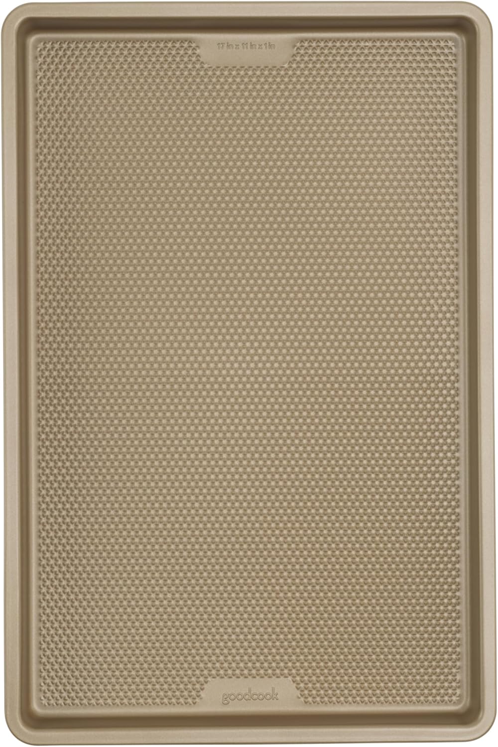 GoodCook BestBake Nonstick Textured Carbon Steel Cookie Sheet, 11″ x 17″, Large Baking Sheet, Even Heating, Scratch-Resistant, Non-Toxic, Durable, Ideal for Baking and Sheet Pan Dinners