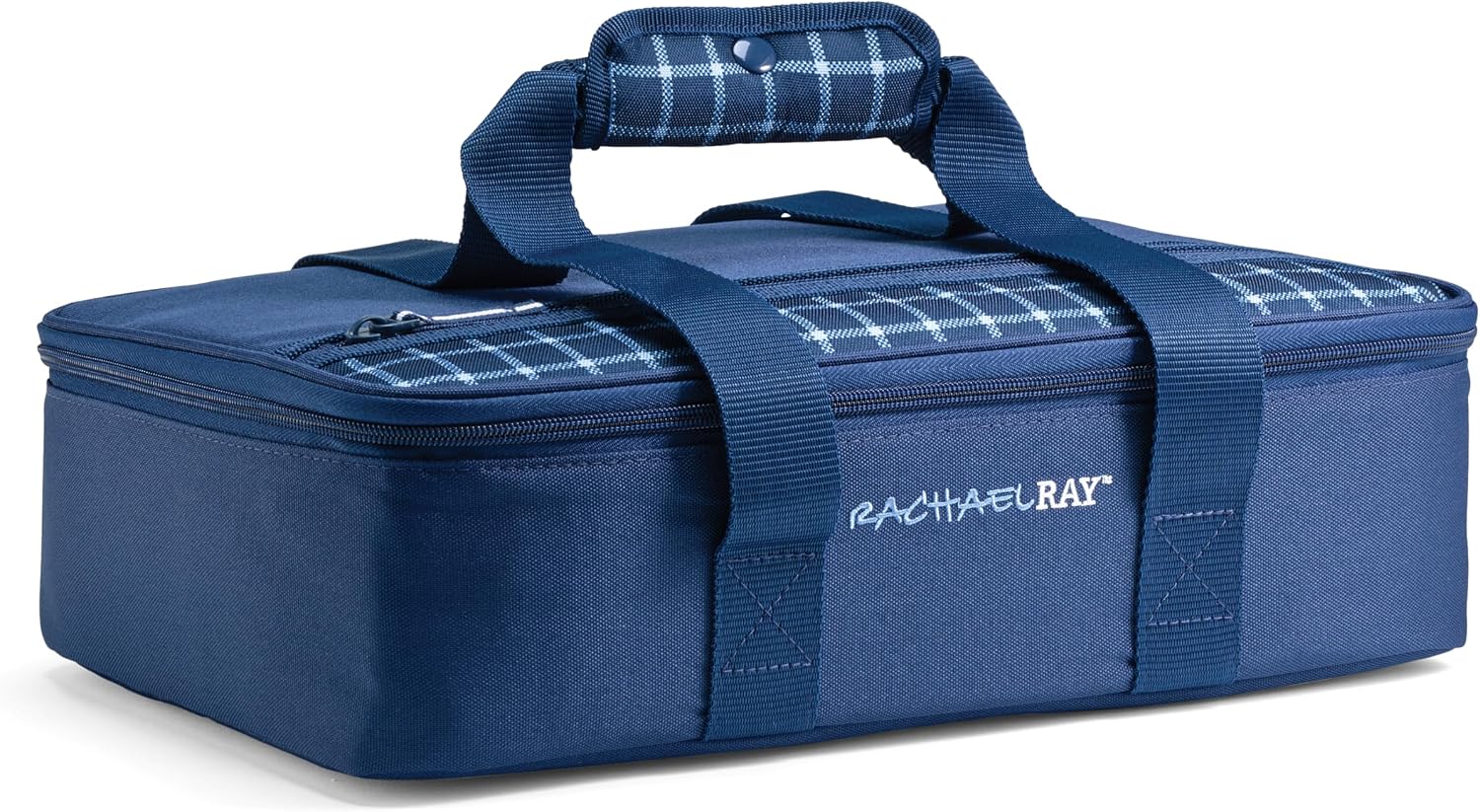 Rachael Ray Lasagna Lugger, Thermal Insulated Casserole Carrier for Hot or Cold Food, Lugger Tote for Potluck, Parties, Picnic, and Cookouts, Fits 9″ x 13″ Baking Dish