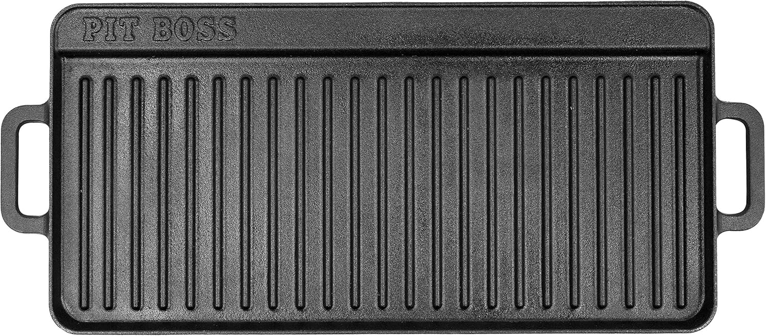 Pit Boss 14”x28” Cast Iron Griddle – 68008